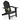 Adirondack Chair with Cup Holder, Outdoor Patio Weather Resistant Adirondack Chair