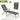 Patio Folding Chaise Lounge Chairs, 2 Piece Outdoor Recliner w/ 6-Level Backrest - PatiojoyAU